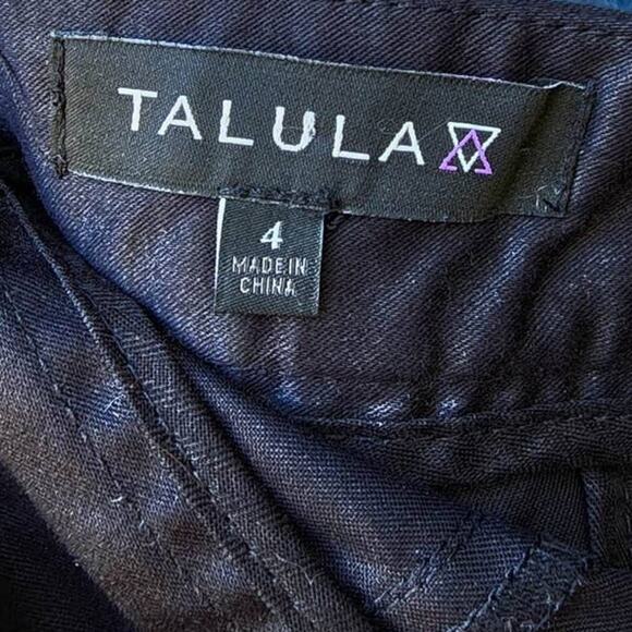 Aritzia Talula Starboard Sailor High Waist Black Shorts 4 - Picture 3 of 7